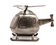 Pewter Helicopter Moneybox - detail view 1